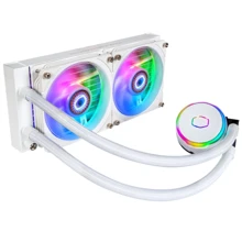 Кулер Cooler Master MasterLiquid PL240 Flux White Edition (MLY-D24M-A23PZ-RW): Уровень шума, dB 32