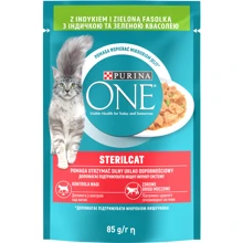 Влажный корм Purina ONE Sterilcat для стерилизованных кошекс индейкой и зеленой фасолью 24х85 г (12455698): Тип Влажный корм
