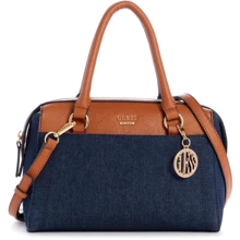 Женская сумка саквояж GUESS синяя (GU0505W): Пол Женский