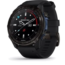 Смарт-часы Garmin Descent Mk3i 51mm Carbon Grey DLC Titanium with Black Silicone Band (010-02752-11): Дисплей 1.4" AMOLED (454x454)