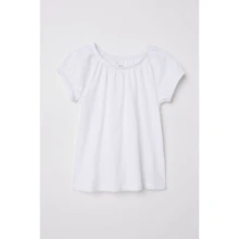Футболка H & M 1112-6200767 110-116 см біла: Тип футболки
