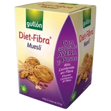 Печиво Gullon Diet Fibra Muesli, 450г (WT4024): Вага нетто 450 г