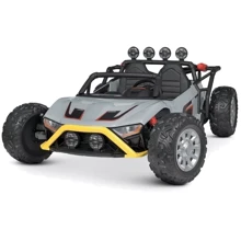 Дитячий двомісний електромобіль Bambi Racer Баггі, сірий (JS3168EBLR-11(24V)): Вид багги