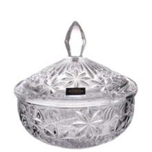 Сахарница Bohemia Perseus с крышкой 150 №8563 (59001-99004-150): Цвет прозрачный