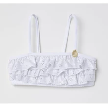 Купальный лиф H&M 449175 98-104 см белый: Пол Девочка