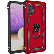 Чехол для телефонов Mobile Case Shockproof Serge Magnetic Ring Red for Samsung A725 Galaxy A72 / A726 Galaxy A72 5G: Совместимость Samsung A725 Galaxy A72 / A726 Galaxy A72 5G
