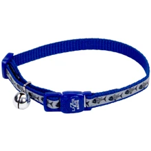 Светоотражающий ошейник Coastal Lazer Brite для котов нейлон синий 1x20-30 см: undefined undefined
