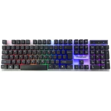 Клавиатура FrimeCom FC-801А-USB Black: Подключение проводное