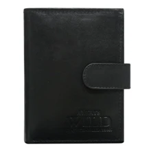 Мужской кошелек Always Wild черный (N4L-SCR/3117 Black): Пол Мужской