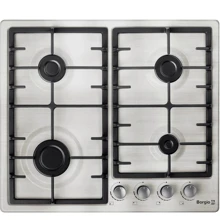 Варочная поверхность газовая Borgio 6940-15 (Inox) FFD: Расположение панели Фронтальное