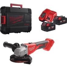 Кутова шліфувальна машина акумуляторна Milwaukee M18 BLSAG125X-402X 125 мм HD кейс (4933492644): Виробник Milwaukee