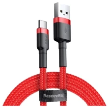 Кабель Baseus USB Cable to USB-C Cafule 2A 2m Red (CATKLF-C09): Тип USB Cable - USB-C