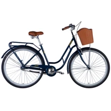 Велосипед Dorozhnik RETRO Velosteel 28 рама-19" синий 2024 (OPS-D-28-395): Материал рамы Сталь