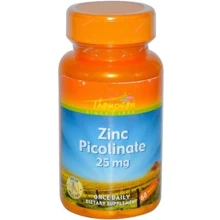 Thompson Zinc Picolinate 25 mg 60 Tabs Цинк пиколинат: Тип цинк