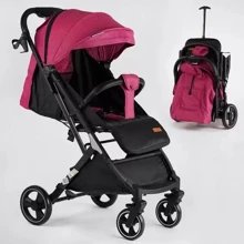 Коляска прогулочная детская Joy Comfort L-20115 розовая: Тип коляски Прогулочная