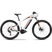 Электровелосипед Haibike SDURO HardNine 5.0 i500Wh 10 s. Deore 29", рама L, бело-оранжево-синий, 2020: Цвет белый