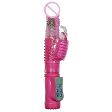 Вибратор с ротацией возвратно-поступательным движением Boss Series - Krolik Pink, BS2600102: Для кого Для женщин