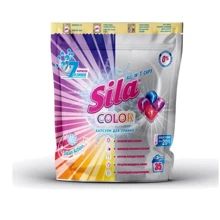 Средство для стирки Sila Color в капсулах 35x24.5 г (4823107605376): Вид стирки Автоматическая