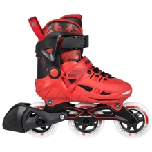 Роликовые коньки Раздвижные ролики Powerslide PHUZION KIDS SKATES Universe red, Hardboot, 29,0-32,0 (940611): Тип раздвижные