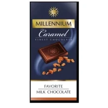 Шоколад Millennium Favorite молочний з карамеллю 100 г (4820005198559): Вага, г 100
