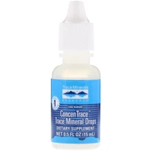 Trace Minerals Research ConcenTrace, Trace Mineral Drops, 0.5 fl oz (15 ml) (TMR-00008): Тип Мультиминералы