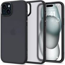 Чехол для iPhone Spigen Ultra Hybrid Frost Black (ACS06656) for iPhone 15 Plus: Цвет черный