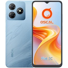 Смартфон Oscal Flat 2C 2/64GB Ripple Blue: Дисплей 6.56" IPS (720x1612)