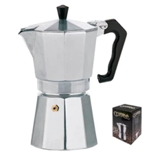 Кофеварка гейзерная Stenson Retro 6 чашек 300 мл (TD00434): Цвет нержавеющая сталь