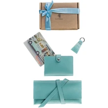 Жіночий набір BlankNote Тіффані бірюзовий (BN-set-travel-9-tiffany): Стать жіночий