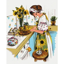 Картина по номерам Brushme Домашний уют © Alla Berezovska 40х50 см (BS53729): Производитель Brushme