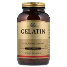 Solgar Natural Gelatin with Calcium Carbonate 1680 mg Солгар Желатин 250 капсул: Тип Желатин