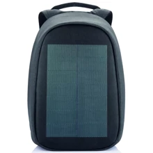 Рюкзак антивор XD Design Bobby Tech Anti-Theft backpack с солнечной панелью черный (P705.251): Пол Унисекс