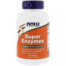 NOW Foods SUPER ENZYMES 90 TABS Травні ферменти: Тип інші ензими