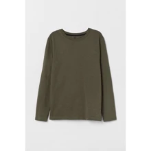 Лонгслів H & M 2811-7333449158-164 см темно-зелений: Тип Лонгсліви