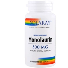 Solaray Monolaurin 500 mg 60 Veggie Caps Монолаурин: Форма выпуска Капсулы