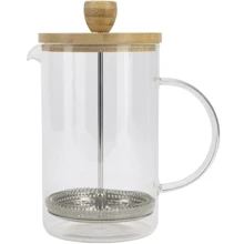 Кофейный френч-пресс Bergner Coffee & tea lovers 800 мл (BG-38351-MM): Цвет прозрачный