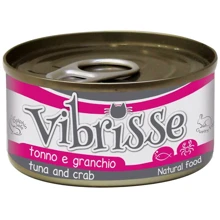 Влажный корм Vibrisse с тунцом и крабом 70 г (A1018779): Тип Влажный корм