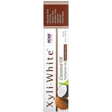 Now Foods Toothpaste Gel Solutions Зубная паста-гель кокос и мята 181 g: Назначение Свежесть дыхания, Очищение