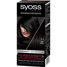 Syoss 1-1 Стійка фарба для волосся Чорний 115 ml: Стать Для жінок