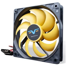 Кулер Frime FYF120 Black/Yellow Molex (FYF120HB4): Уровень шума, dB 24
