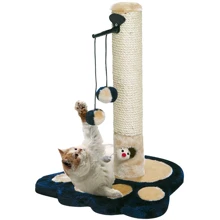 Когтеточка для котов Flamingo Viva 2 37х37х49 см: Высота столбика 51 см