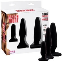 Набір анальних пробок Black Mont Anal Trainer Kit Black: Для кого унісекс