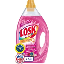 Гель для стирки Losk Ароматерапия Эфирные масла и аромат Малазийского цветка 40 циклов стирки 2 л: Вид стирки Автоматическая