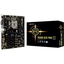 BIOSTAR TB360-BTC PRO 3.0: Разъемы на плате USB 3.2 Gen 2, USB 2.0, PCI Express x1, SATA 3.0, M.2