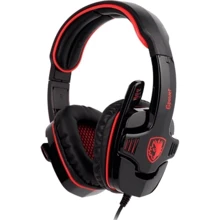 Наушники Sades SA-708GT Black/Red (sa708brj): Тип конструкции полноразмерные