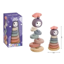 Іграшка розвиваюча A-Toys Пірамідка текстурна 8 деталей 1087: Тип пирамидка