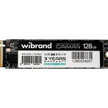 Wibrand Caiman 128GB M.2 NVMe (WIM.2SSD/CA128GB): Тип накопителя внутренний