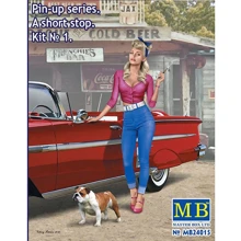 Фигурка Master Box Серия Pin-up: Короткая остановка, набор № 3 (MB24017): Производитель Master Box