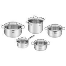 Tefal Duetto plus 10 пр. (G719SA74): Материал корпуса нержавеющая cталь