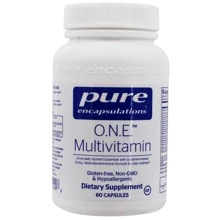 Pure Encapsulations ONE Multivitamin, 60 Capsules (PE-11499): Тип Мультивитамины